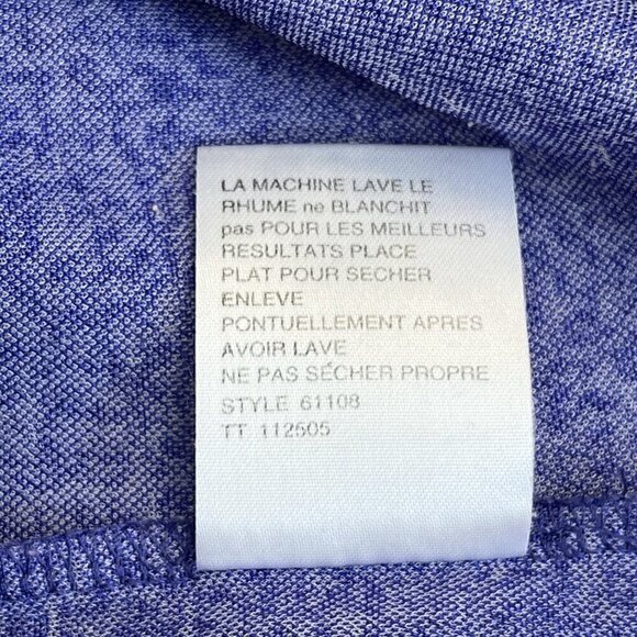 Jamie Sadock Women's S Purple Medium Wrap Collar Metal Buttons Golf Tennis Top - Picture 13 of 13